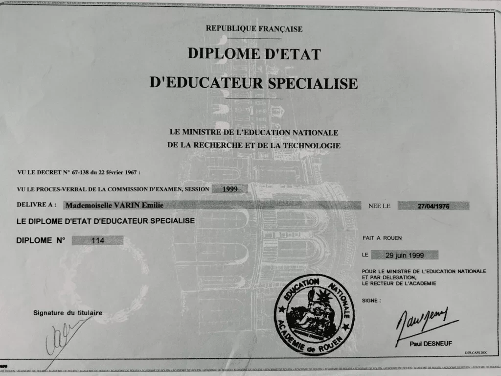 Diplôme d'Etat d'Educateur Spécialisé